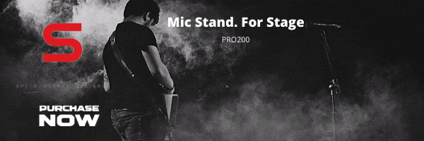 סטנד מיקרופון מקצועי SSR Stands PRO200 1