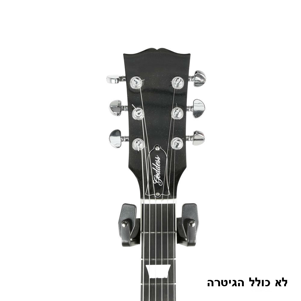מתלה קיר לגיטרה עם נעילת צוואר Gravity GS 01 WMB