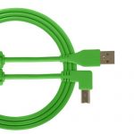USB 2.0 A-B Green Angled 2M
