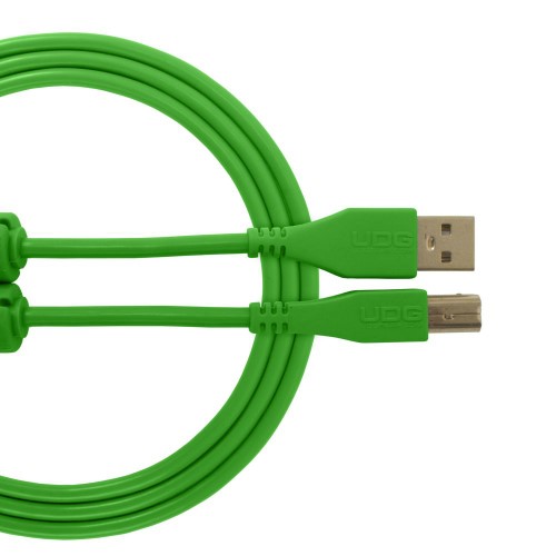 USB 2.0 A-B Green Straight 3M