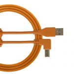 USB 2.0 A-B Orange Angled