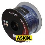 גליל כבל מיקרופון XLR בצבע כחול באורך 100 מטר Roxtone MC080