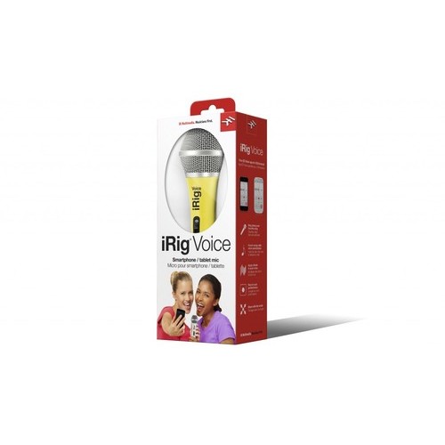 מיקרופון קונדנסר IK Multimedia iRig Mic Voice Y 2 מיקרופון קונדנסר IK Multimedia iRig Mic Voice Y