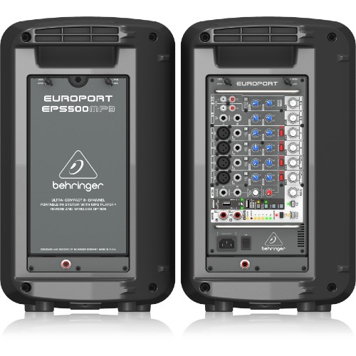 מערכת הגברה Behringer EPS500MP3 3 מערכת הגברה Behringer EPS500MP3