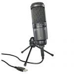 מיקרופון קונדנסר Audio Technica AT2020USB+
