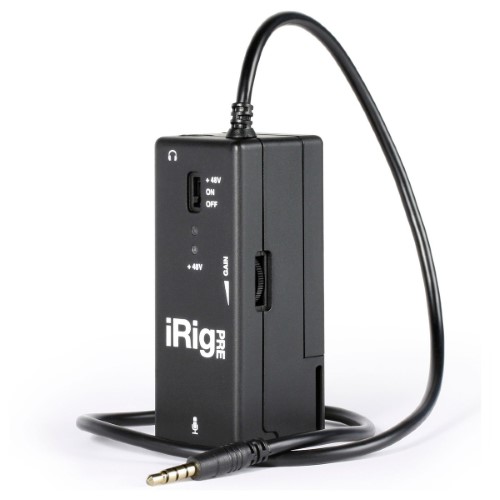 ממשק מיקרופון IK Multimedia iRig PRE 3 ממשק מיקרופון IK Multimedia iRig PRE