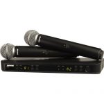 מיקרופונים אלחוטיים Shure BLX288 SM58