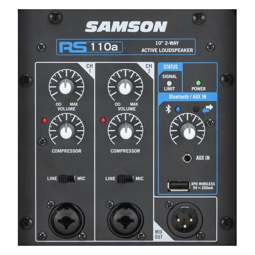 רמקול מוגבר Samson RS110A 3 רמקול מוגבר Samson RS110A