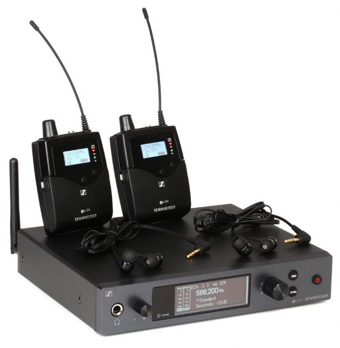 השכרת סט משדר וזוג מקלטים in-ear מוניטור אלחוטי מקצועי Sennheiser EW IEM G4-TWIN השכרת סט In-Ear אלחוטי משדר וזוג מקלטים Sennheiser IEM G4