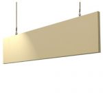 זוג לוחות אקוסטיים לתקרה Primacoustic Saturna LP Beige