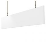 זוג לוחות אקוסטיים לתקרה Primacoustic Saturna LP White