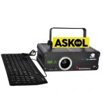לייזר 500MW צבעוני עם מקלדת Apextone LS-500RGB