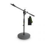 סטנד מיקרופון קצר עם בסיס עגול Gravity MS 2222 B