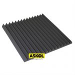 ספוג אקוסטי זיגזג 60x60 בצבע אפור Apextone XP-01