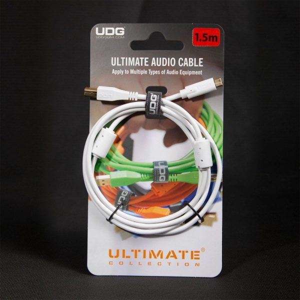 UDG Ultimate Audio Cable USB 2.0 C-B White Straight 1.5m (4)