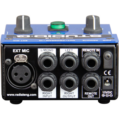 מערכת TalkBack לאולפן Radial Studio-Q 2 מערכת TalkBack לאולפן Radial Studio-Q