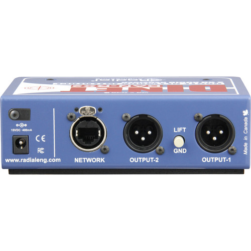 מקלט דנטה Radial DiNET DAN-RX2 2 מקלט דנטה Radial DiNET DAN-RX2