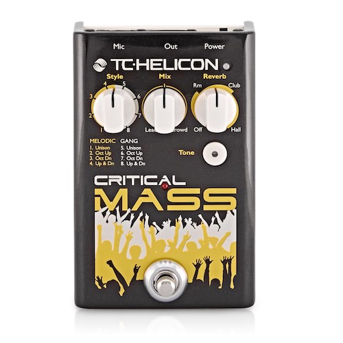 פדל לשירה TC Helicon Critical Mass
