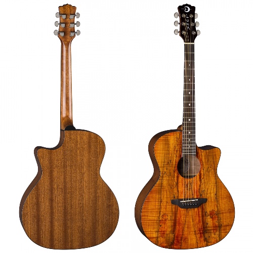 גיטרה אקוסטית Luna Gypsy Exotic Spalt