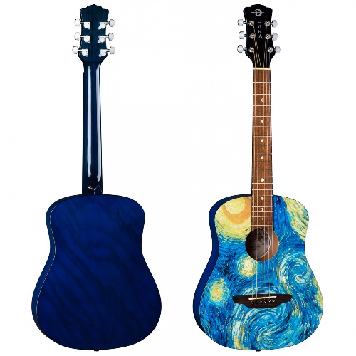 גיטרה אקוסטית Luna Safari Starry Night Travel
