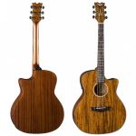 גיטרה אקוסטית מוגברת Dean AX E KOA