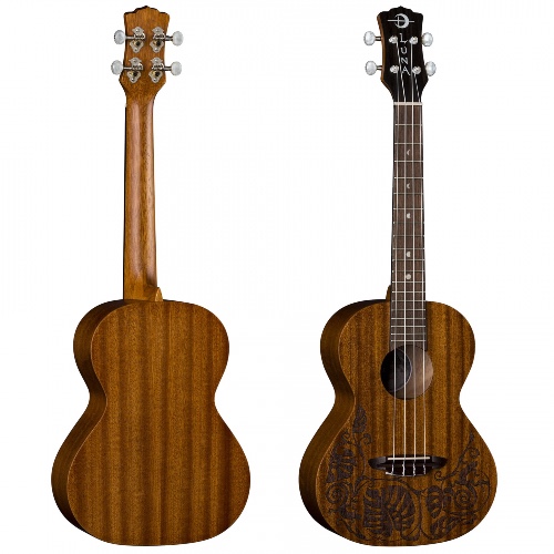 יוקללה טנור Luna Uke Lizard Mahogany Tenor Package