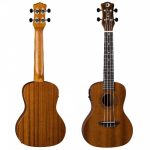 יוקללה קונצרט מוגבר Luna Uke Vintage Mahogany Concert
