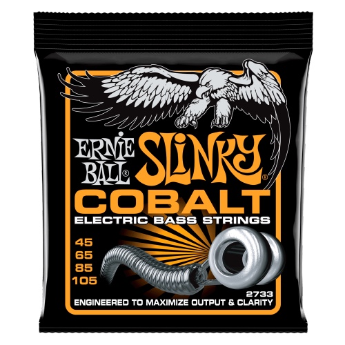 סט מיתרים לבס Ernie Ball Cobalt Hybrid Slinky 45-105