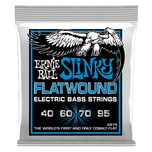 סט מיתרים לבס Ernie Ball Extra Slinky Flatwound 40-95
