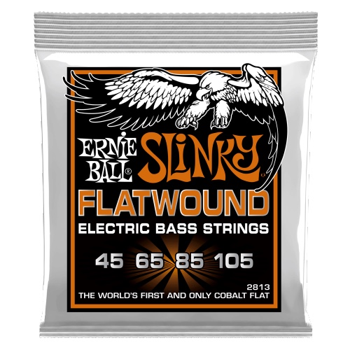 סט מיתרים לבס Ernie Ball Hybrid Slinky Flatwound 45-105