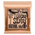 סט מיתרים לגיטרה חשמלית Ernie Ball Turbo Slinky Nickel Wound Electric 9.5-46