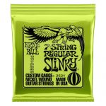 סט מיתרים לחשמלית Ernie Ball 7-String Regular Slinky Nickel Wound 10-56