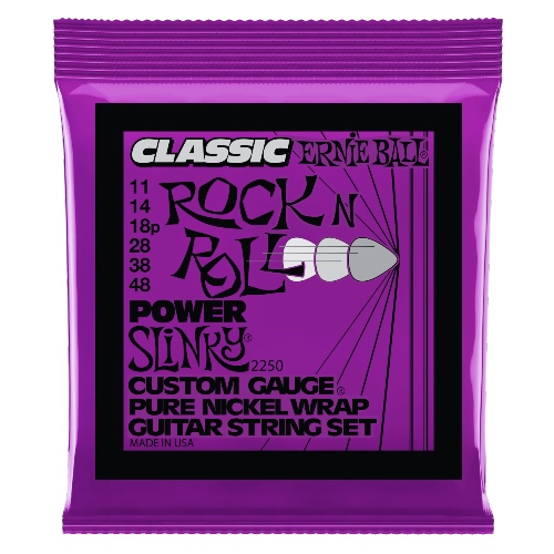 סט מיתרים לחשמלית Ernie Ball Classic Rock N Roll Power Slinky 11-48