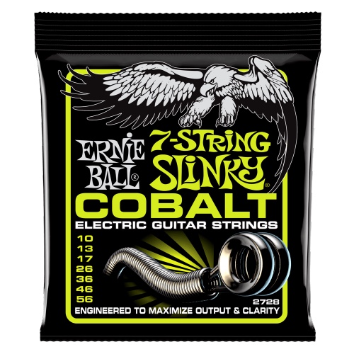 סט מיתרים לחשמלית Ernie Ball Cobalt 7-String Regular Slinky 10-56