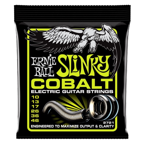 סט מיתרים לחשמלית Ernie Ball Cobalt Regular Slinky 10-46