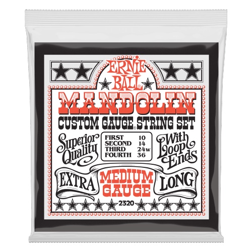 סט מיתרים למנדולינה Ernie Ball Stainless Steel Mandolin Medium
