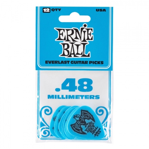 סט מפרטים Ernie Ball Blue Everlast 0.48mm 12-Pack