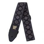 רצועה לגיטרה Ernie Ball Regal Black Jacquard