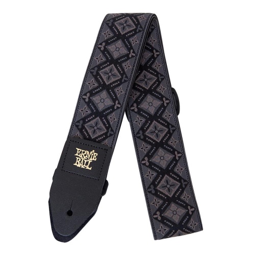 רצועה לגיטרה Ernie Ball Regal Black Jacquard