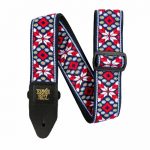 רצועה לגיטרה Ernie Ball Taos Fire Red Jacquard