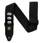 רצועה לגיטרה עם אחסון מפרטים Ernie Ball Pickholder Black