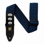 רצועה לגיטרה עם אחסון מפרטים Ernie Ball Pickholder Navy