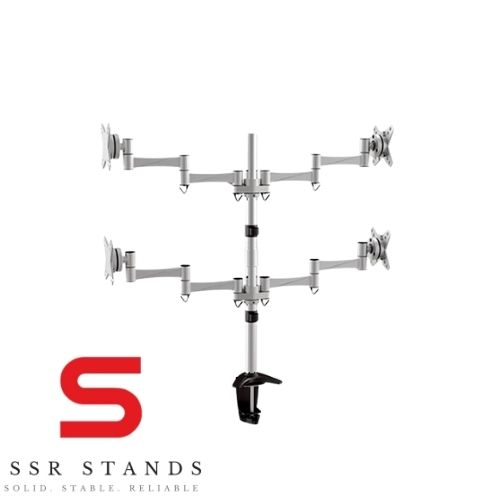 זרוע ל4 מסכי מחשב SSR Stands SR-LDT02-C048