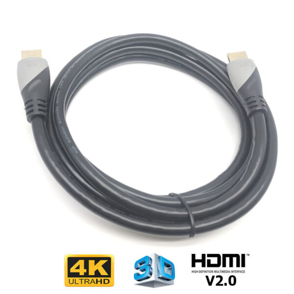 כבל HDMI 4K באורך 2 מטר Gold Touch