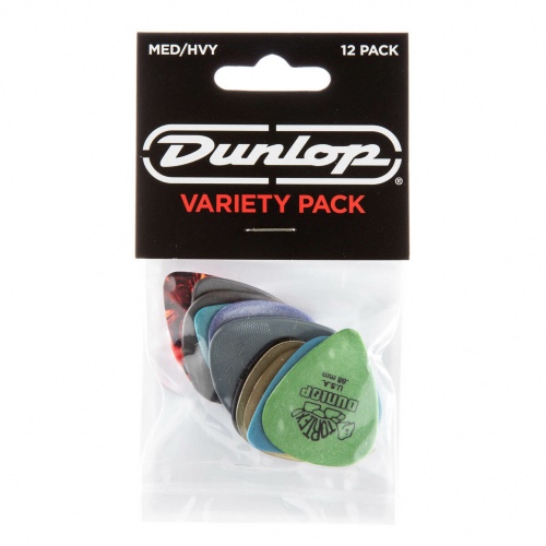 12 מפרטים לגיטרה Dunlop Pick MD/HV Variety Pack