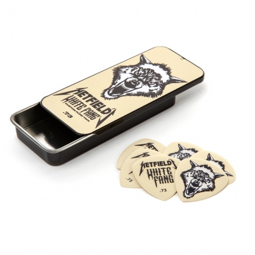 6 מפרטים לגיטרה Dunlop Hetfield's White Fang Pick .73