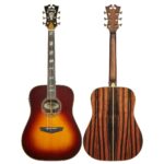 גיטרה אקוסטית מוגברת D'Angelico Excel Lexington Vintage Sunburst
