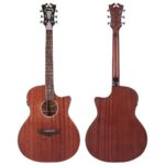 גיטרה אקוסטית מוגברת D'Angelico Premier Gramercy LS Natural