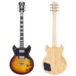 גיטרה חשמלית D'Angelico Deluxe Brighton Vintage Sunburst