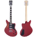 גיטרה חשמלית D'Angelico Premier Bedford SH Oxblood